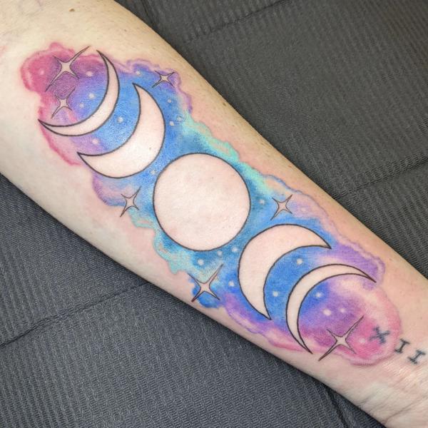 100 Moon Phases Tattoos with Meaning