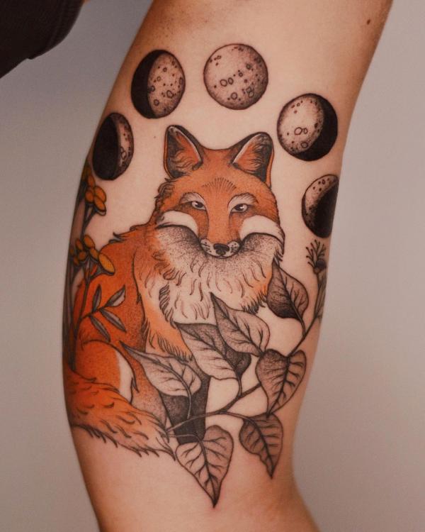 100 Moon Phases Tattoos with Meaning