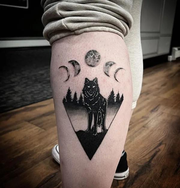 100 Moon Phases Tattoos with Meaning