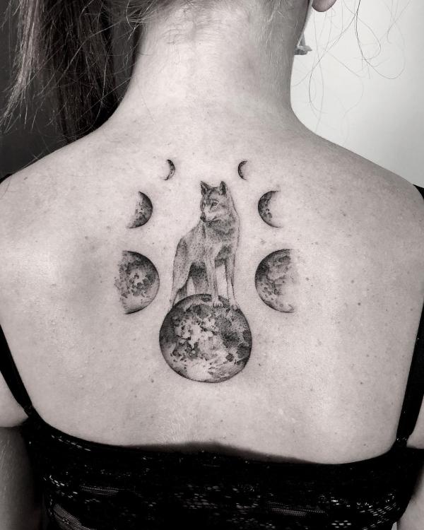 100 Moon Phases Tattoos with Meaning