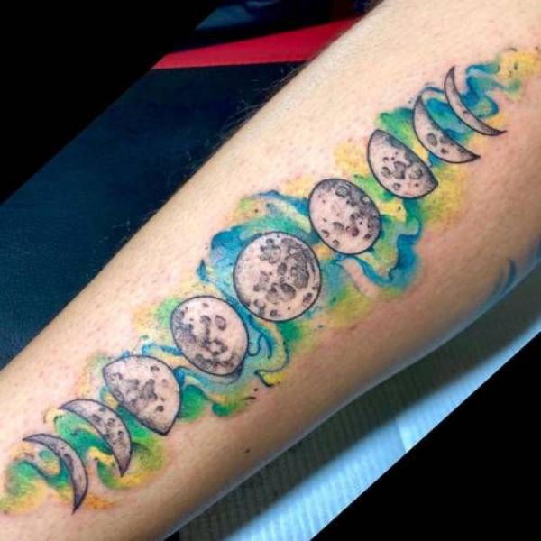 100 Moon Phases Tattoos with Meaning