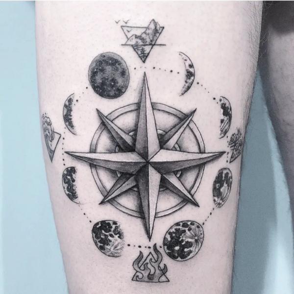 100 Moon Phases Tattoos with Meaning