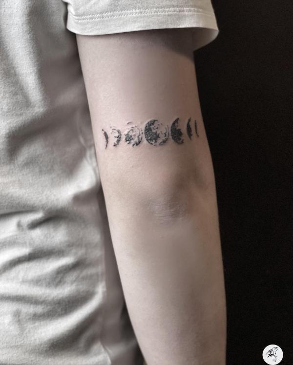 100 Moon Phases Tattoos with Meaning