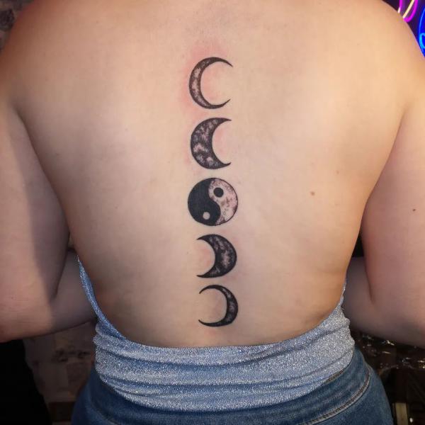 100 Moon Phases Tattoos with Meaning