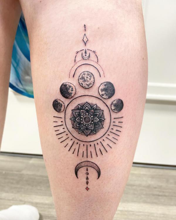 100 Moon Phases Tattoos with Meaning