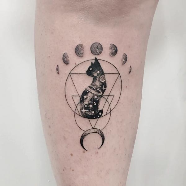100 Moon Phases Tattoos with Meaning