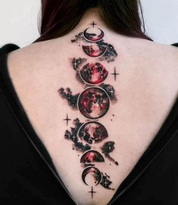 100 Moon Phases Tattoos with Meaning