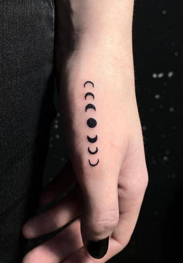 100 Moon Phases Tattoos with Meaning