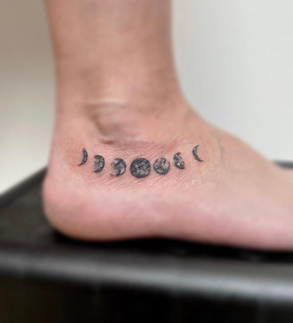 100 Moon Phases Tattoos with Meaning