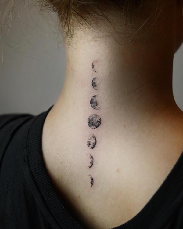 100 Moon Phases Tattoos with Meaning