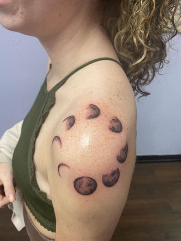100 Moon Phases Tattoos with Meaning