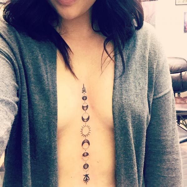 100 Moon Phases Tattoos with Meaning