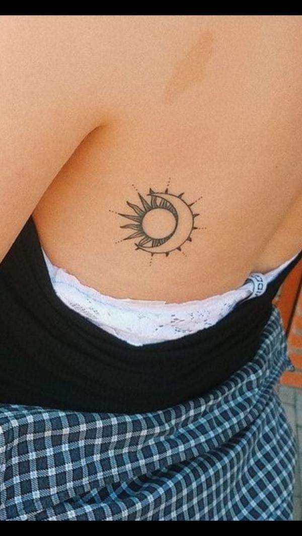 100 Sun and Moon Tattoos with Meaning