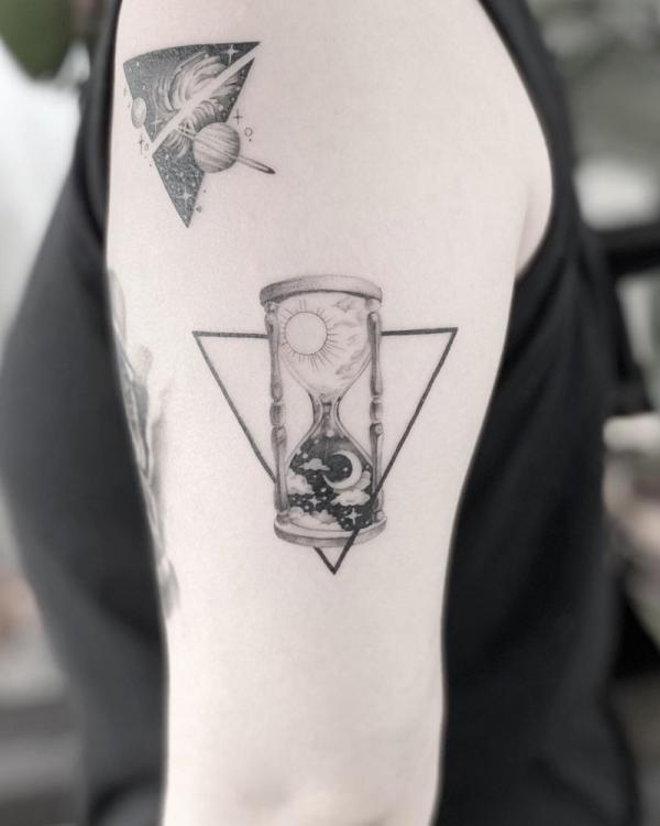 100 Sun and Moon Tattoos with Meaning