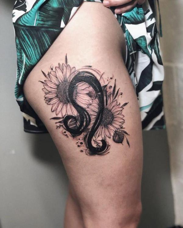 100 Leo tattoo Ideas for Men and Women