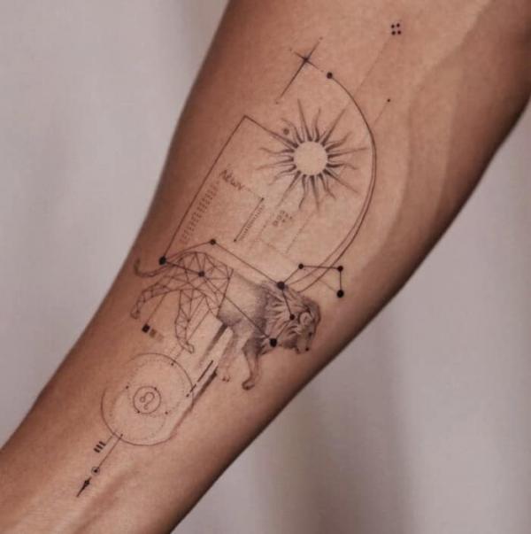 100 Leo tattoo Ideas for Men and Women
