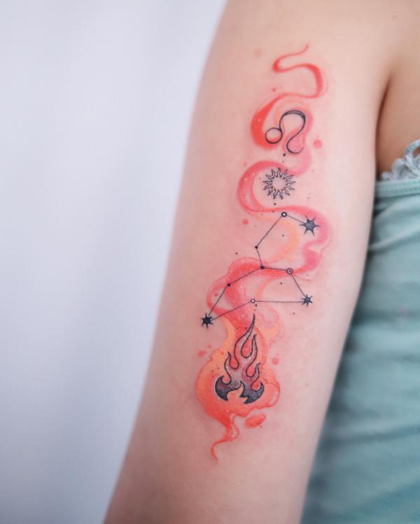 100 Leo tattoo Ideas for Men and Women