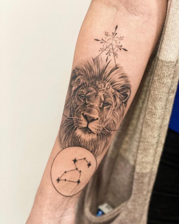 100 Leo tattoo Ideas for Men and Women