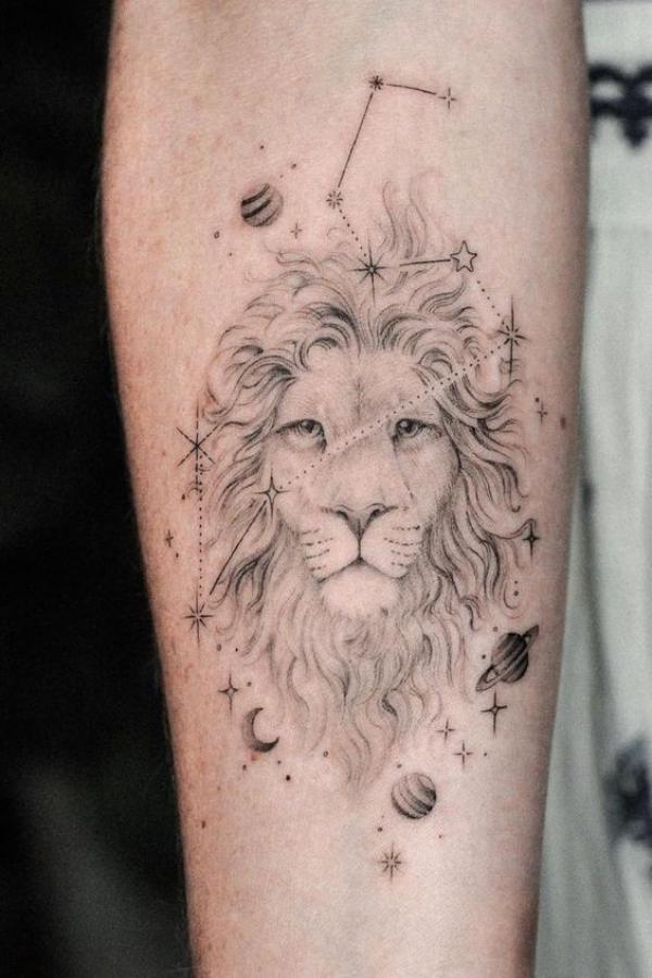 100 Leo tattoo Ideas for Men and Women
