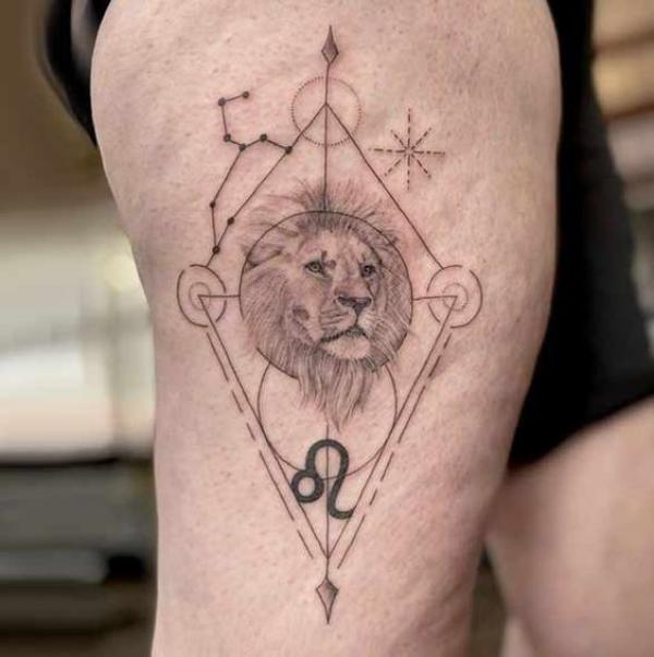 100 Leo tattoo Ideas for Men and Women