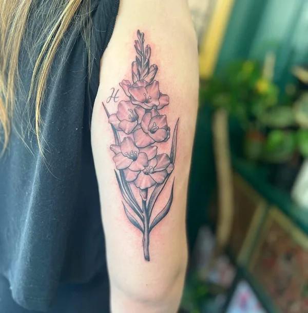 50 Gladiolus Tattoo Designs with Meaning