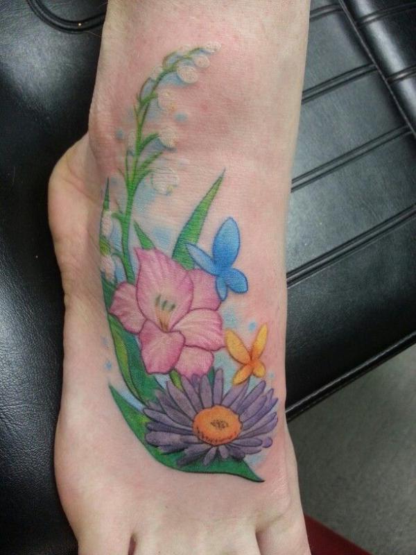 50 Gladiolus Tattoo Designs with Meaning