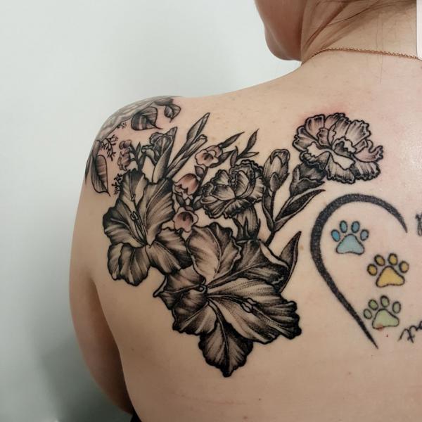 50 Gladiolus Tattoo Designs with Meaning