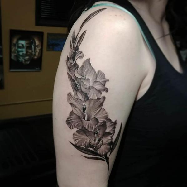 50 Gladiolus Tattoo Designs with Meaning
