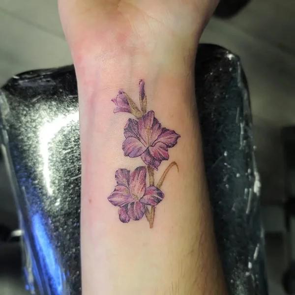 50 Gladiolus Tattoo Designs with Meaning