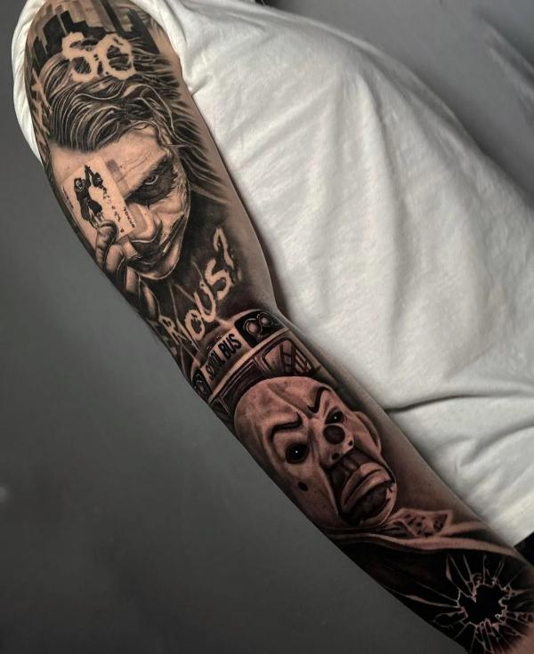 135 Joker Tattoo Designs with Meaning