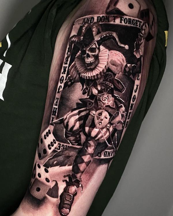 135 Joker Tattoo Designs with Meaning