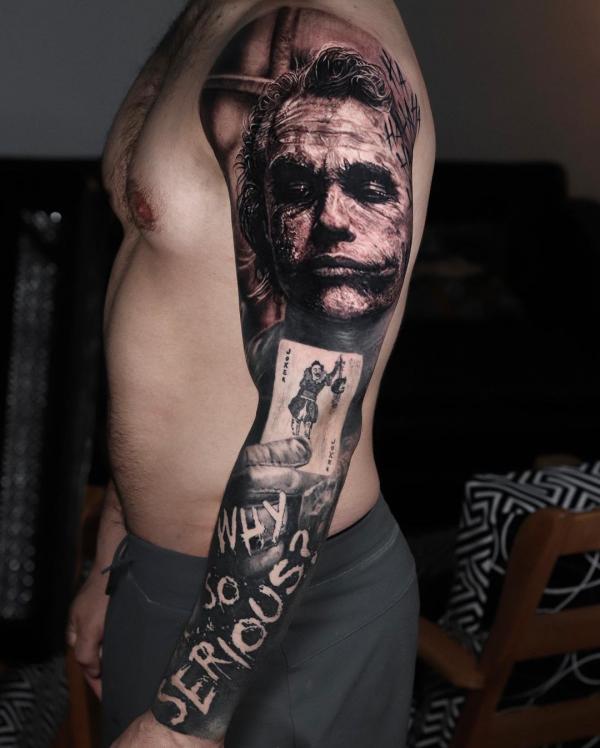 135 Joker Tattoo Designs with Meaning