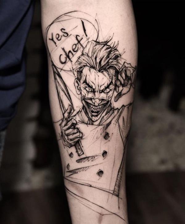 135 Joker Tattoo Designs with Meaning
