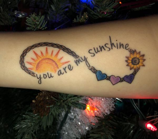You Are My Sunshine Tattoo: Designs and Ideas