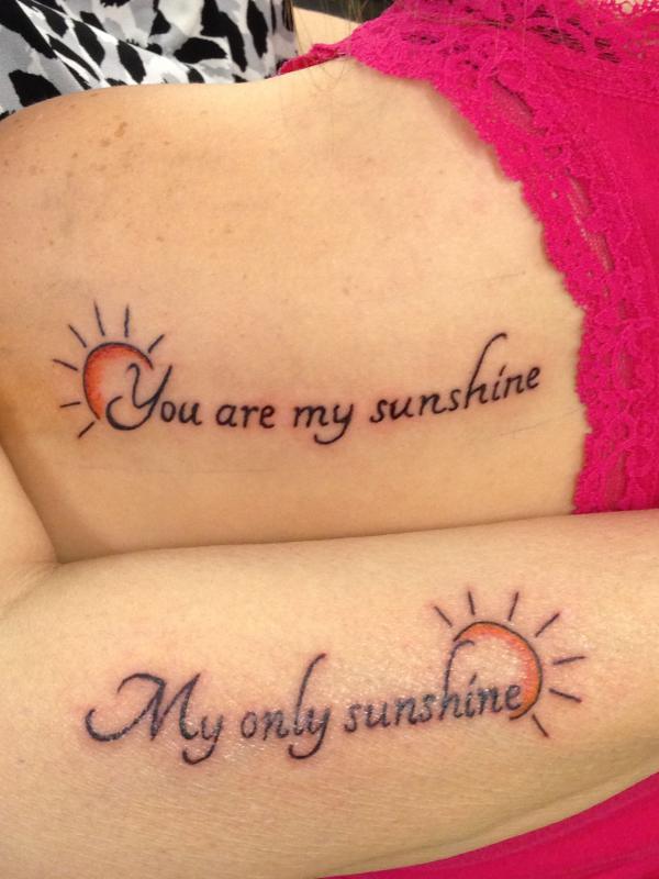 You Are My Sunshine Tattoo: Designs and Ideas