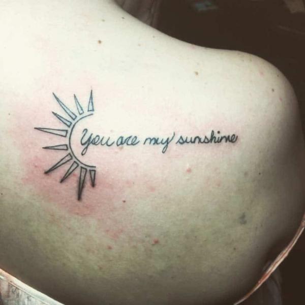 You Are My Sunshine Tattoo: Designs and Ideas