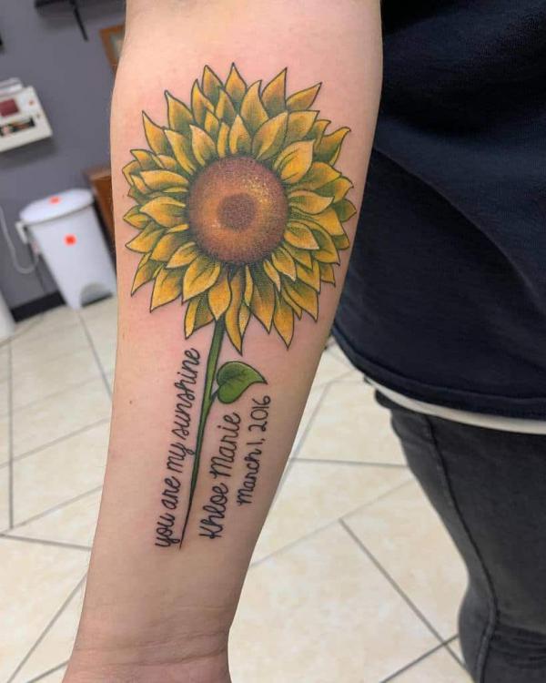 You Are My Sunshine Tattoo: Designs and Ideas