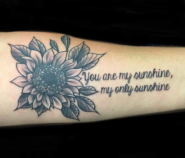 You Are My Sunshine Tattoo: Designs and Ideas