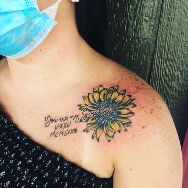 You Are My Sunshine Tattoo: Designs and Ideas