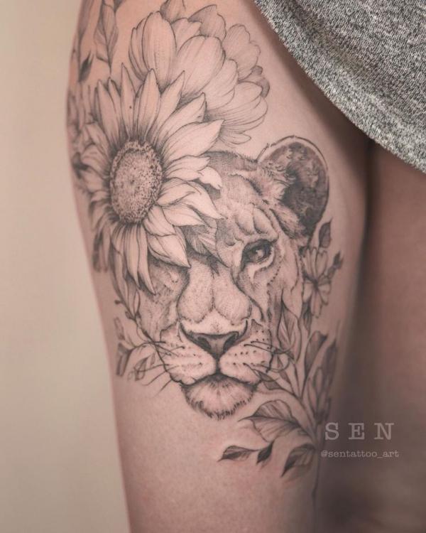 90 Lioness Tattoo Designs with Meaning