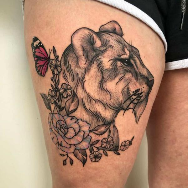 90 Lioness Tattoo Designs with Meaning