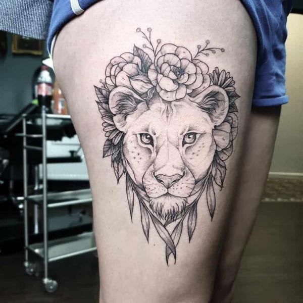 90 Lioness Tattoo Designs with Meaning