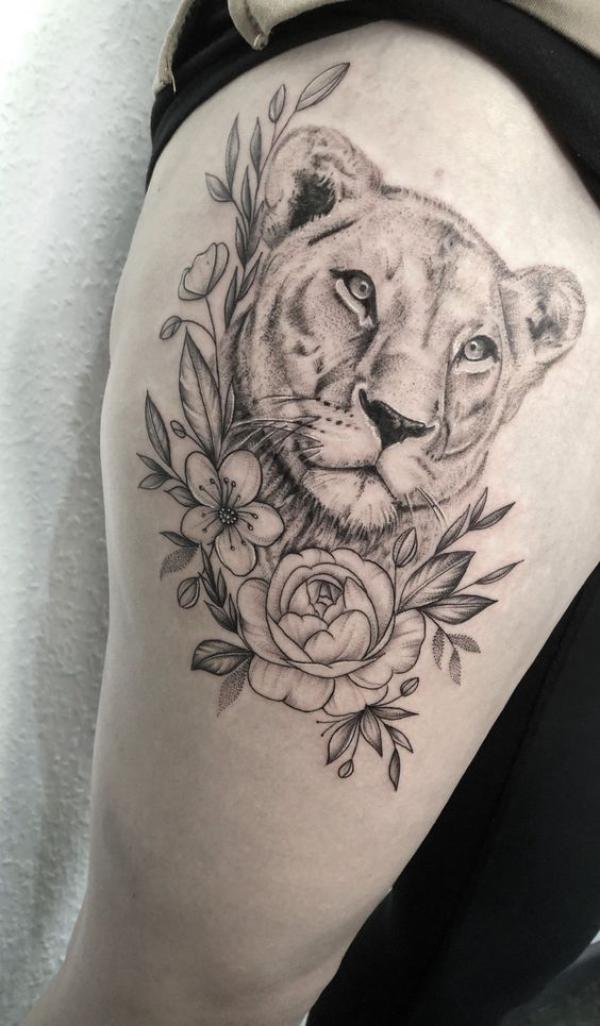 90 Lioness Tattoo Designs with Meaning