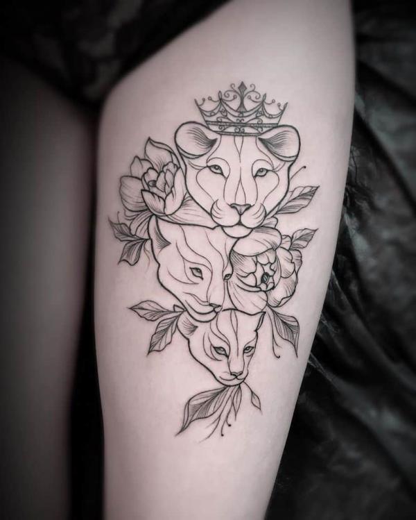 90 Lioness Tattoo Designs with Meaning