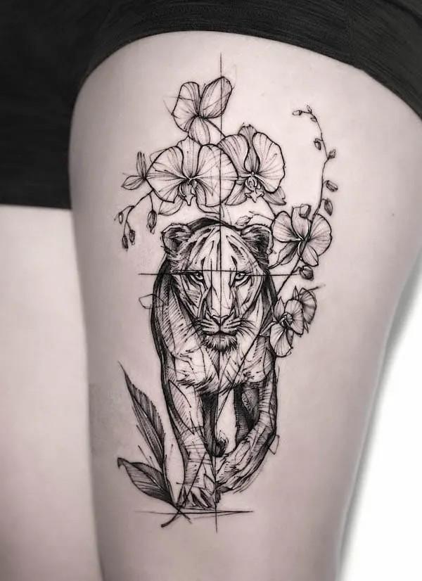 90 Lioness Tattoo Designs with Meaning