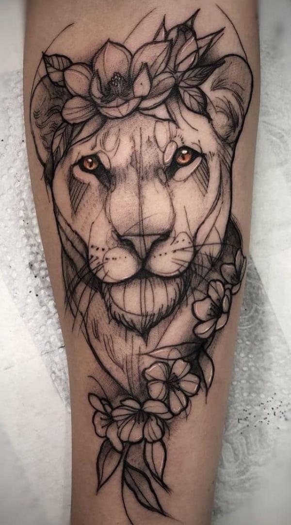90 Lioness Tattoo Designs with Meaning
