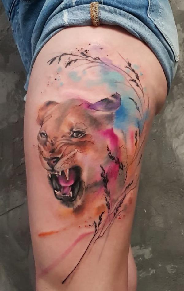 90 Lioness Tattoo Designs with Meaning