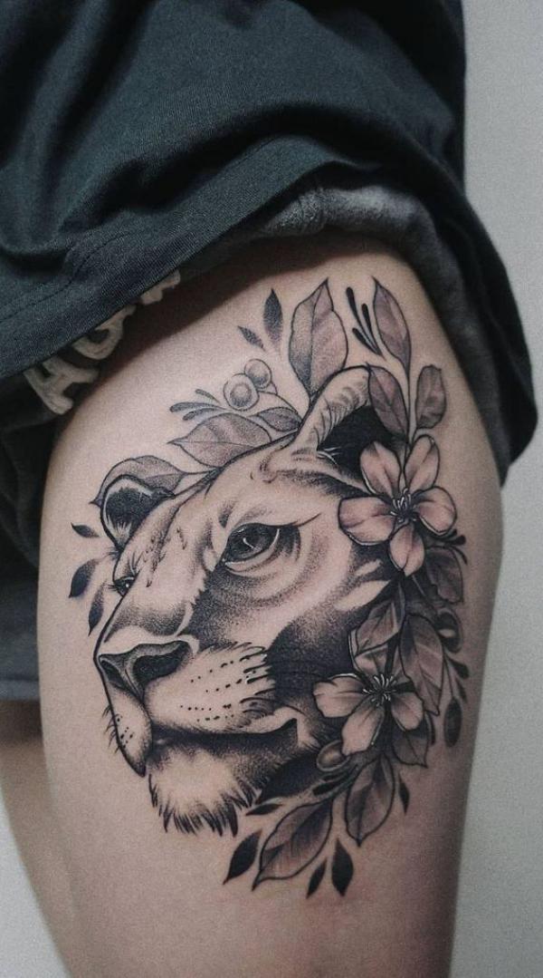 90 Lioness Tattoo Designs with Meaning
