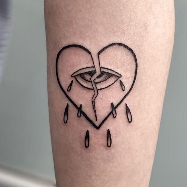 100 Broken Heart Tattoos and Their Meanings