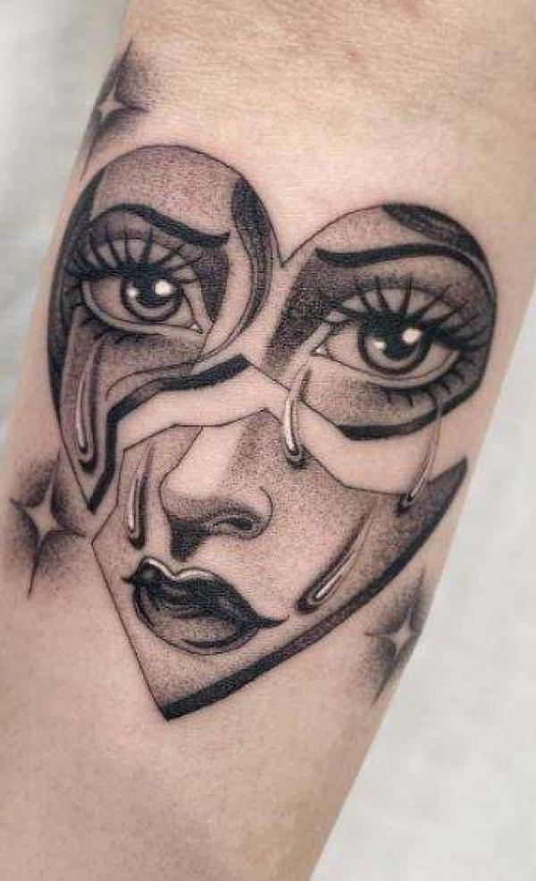 100 Broken Heart Tattoos and Their Meanings